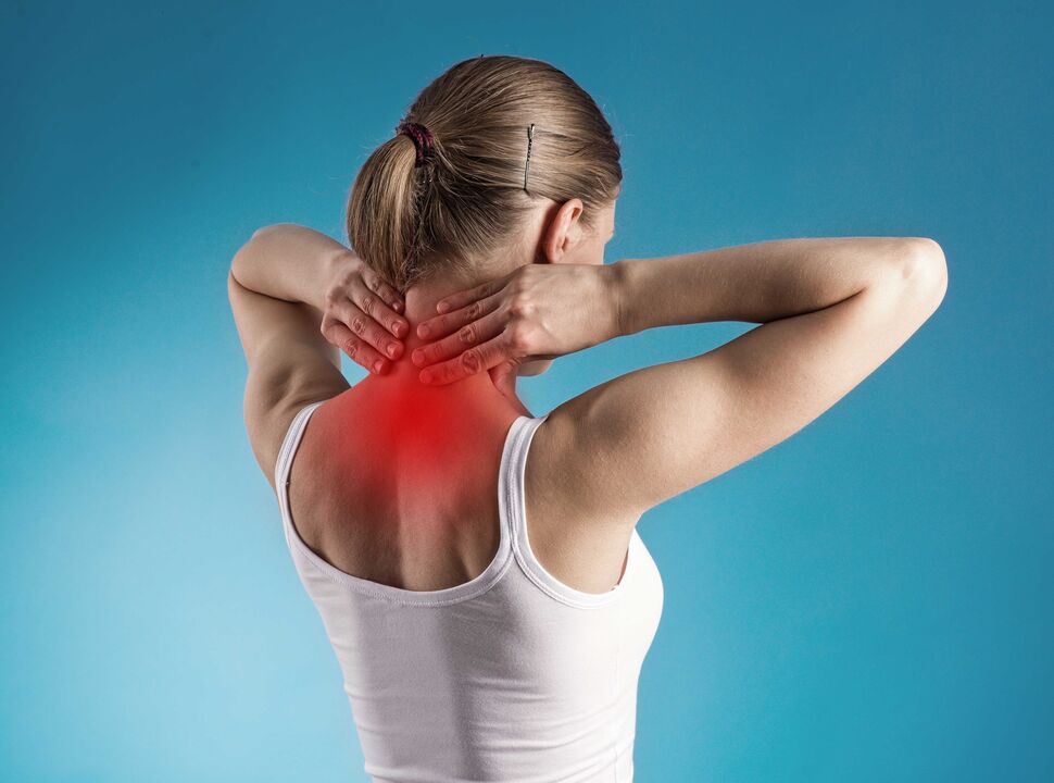 Symptome einer zervikalen Osteochondrose